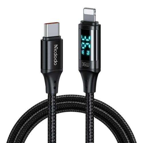 Cabo Mcdodo CA-1030 USB-C/Lightning 36W 1.2M Preto