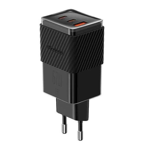 Carregador GaN 65W Mcdodo CH-1501 2xUsb-C,Usb-A Pr
