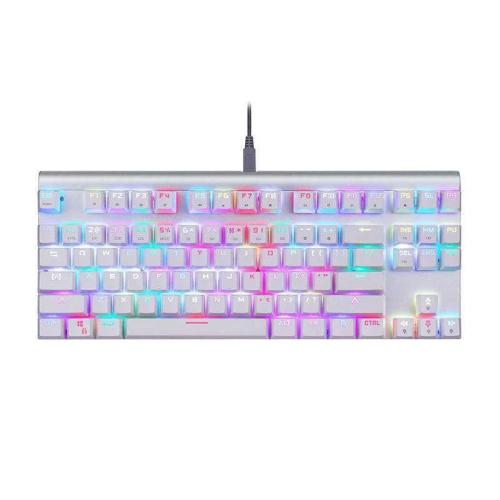 Teclado Mecânico Gaming Motospeed CK101 RGB Branco