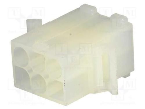 Conector: Fio-Fio/Placa, Tomada,Ficha, Standard .093", Pin: 6