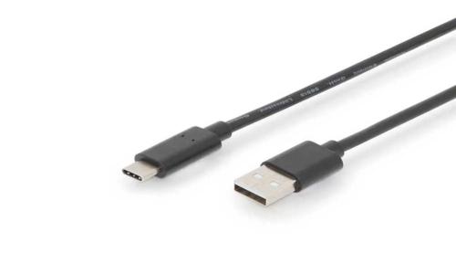 Cabo Usb a para Usb C Digitus By Assmann Ak-300148-030-S Preto 3 M