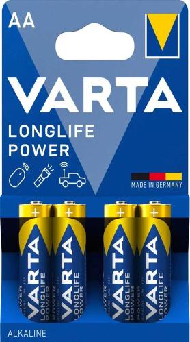 Pilha Varta Alcalina Longlife Power AA - Lr06 (Bl.