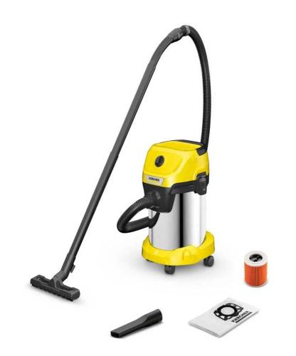 Kärcher Wd 3 S V-17/4/20 17 L Drum Vacuum Dry&Wet 1000 W Dust Bag