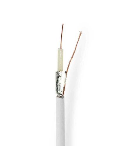 Nedis Csbr4020wt1000 Cabo Coaxial 100 M Branco