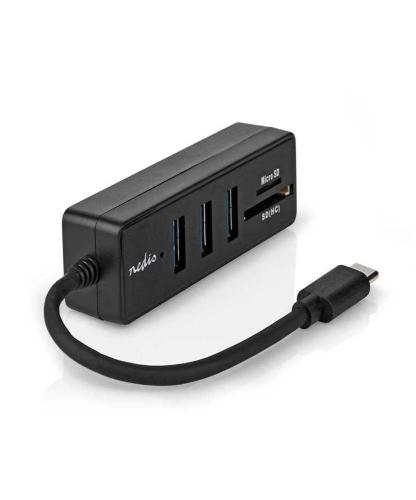 Nedis Ccgb64250bk01 Base & Duplicador de Portas C.
