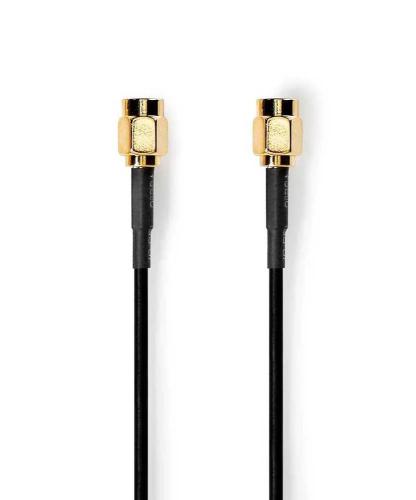 Nedis Csgb02000bk10 Cabo Coaxial 1 M Sma Preto