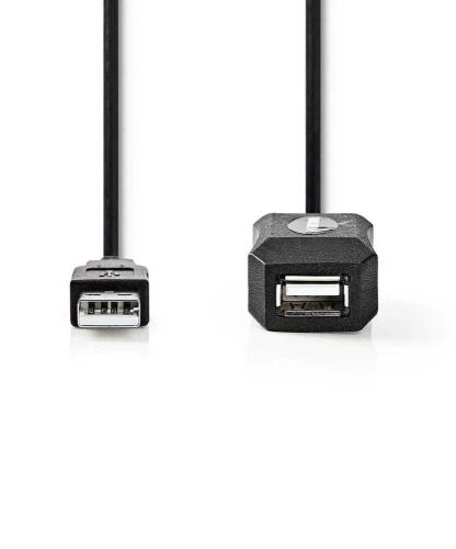 Cable Usb Activo Usb 2.0 Usb-A Macho Usb-A Hem.