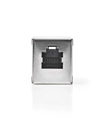Acoplador de Red Cat6 Blindado Rj45 Hembra Rj.