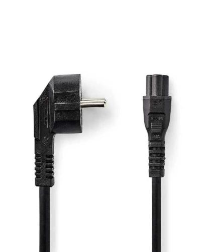 Cabo de Alimentação Iec-320-C5 Angular 5 M Preto