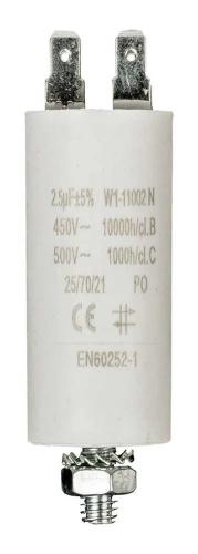 Condensador 2.5uf / 450 V + Tierra
