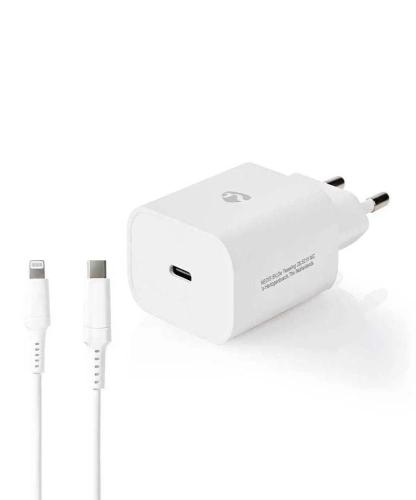 Carregador de Para-Brisas 20 W 1.67a/2.22a/3a Saída Usb-C Lightning de 8 Pinos 1m
