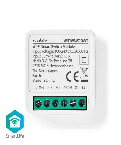 Módulo Automação Interruptor Nedis Smartlife Power Switch Wi-Fi | 3680 W | Terminal Connection