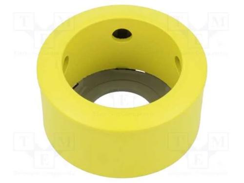Colarinho de Proteção, 45, 57,6x50,1mm, Metal, Carcaça: Amarelo