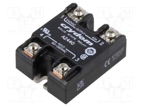 Relé: Semicondutores, Ucom: 90÷280vac, 40a, 24÷280vac, -40÷80c