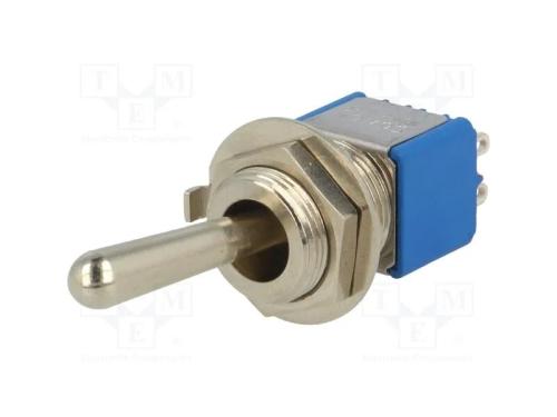 Interruptor: de alavanca, Pos: 2, DPDT, ON-ON, 3A.