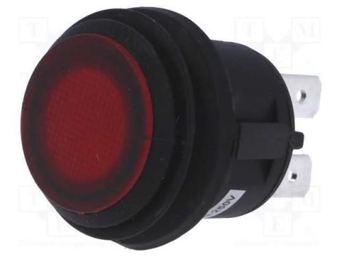 Interruptor: de Pressão, Pos: 2, Dpst-No, 6a/250vac, Off-On, Ip65