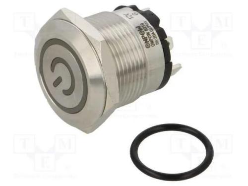 Interruptor: Antivandalismo, Pos: 2, Spst-No, 20a/220vac, Ip40