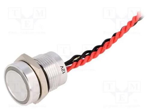 Interruptor: Piezoel&eacute;ctrico, Pos: 2, Spst-No, 0,2a/24vac, Ip68