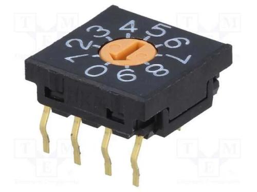 Emissor de Código, Dec/Bcd, Pos: 10, Tht, Rcontacto Max: 100mo