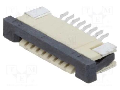 Conector: FFC/FPC, horizontais, PIN: 8, ZIF, SMT,.