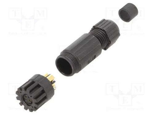Conector: M8, fêmea, PIN: 4, simples, com cabo, f.