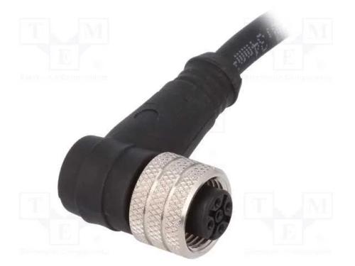 Ficha, M12, PIN: 4, fêmea, código A-DeviceNet / C.