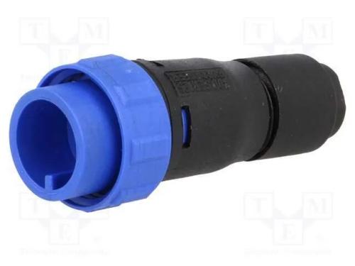 Conector: redondos, ficha, macho, PIN: 3, sem con.