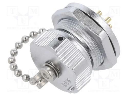 Tomada, WY16, macho, PIN: 4, IP67, 15A, solda, 50.