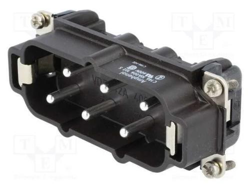 Conector: Hdc, Inserto de Contatos, Macho, C146, Pin: 6, 6+Pe, 42a