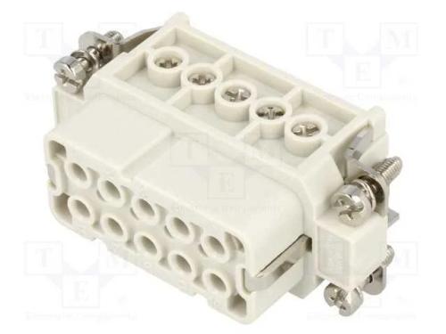 Conector: HDC, inserto de contatos, fêmea, S-A, P.