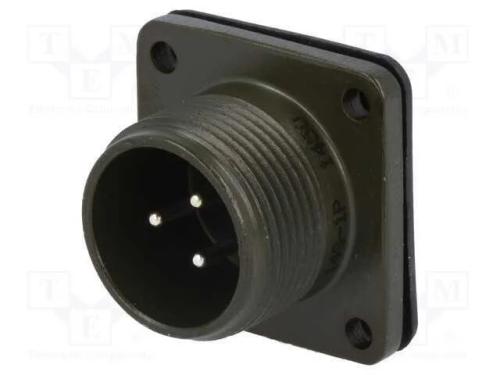 Conector: redondos, tamanho 14S, MS/DS, liga de a.