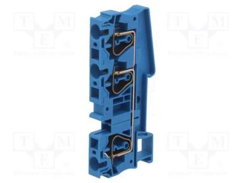 Conector: de carril, ST, 0,2÷6mm2, faixas: 1, bra.