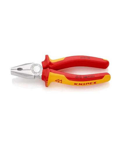 Alicates Universais 200x65x20mm 0306200 Knipex