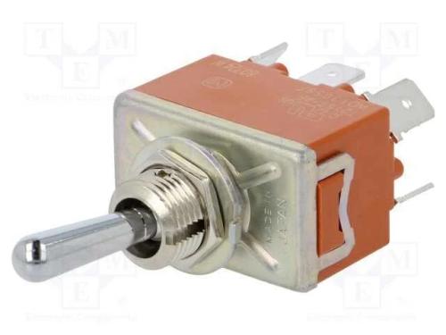 Interruptor: de alavanca, Pos: 3, DP3T, ON-OFF-(O.