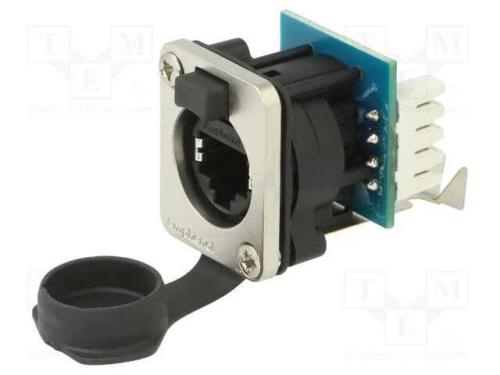 XLRnet D TYPE, IDC terminals, CAT5e, IP54, incl. .