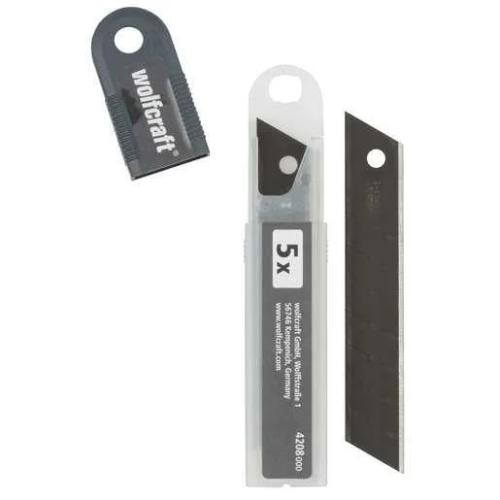 Conjunto 5 Laminas Separáveis Pro Sharp Pretas 4208000 Wolfcraft