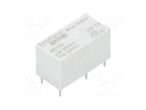 Relé: Eletromagnético, Spdt, Ubobina : 12vdc, 5a, 5a/250vac, Pcb
