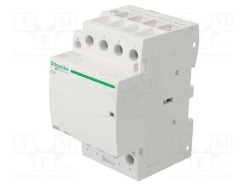 Contator: 4-De Polo de Instalação, 40a, 230÷240vac, No X4, Ip20