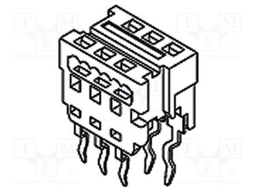 Passo, Fio-Placa, Pin: 14, 1,27mm, Idc,Tht, para Fita, Picoflex