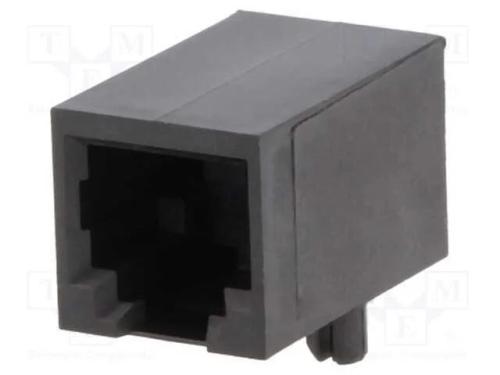 Tomada, RJ12, PIN: 6, Sistema: 6p6c, para PCB, TH.