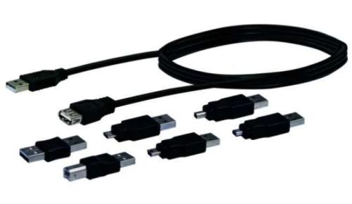 SCHWAIGER CAUSET531 CABO USB USB 2.0 USB A PRETO