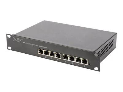 Digitus Switch 8-Port Gigabit 80w Poe Managed Schwarz