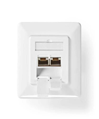 Porta(S) de 2 Portas , Cat7 , Cat7 Straight , Feminino , Banhado a Ouro , Banhado a Ouro , Pvc , Mar