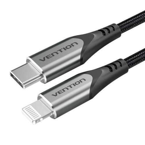 Vention Tachf Cabo para Telemóvel Cinzento 1 M Us.