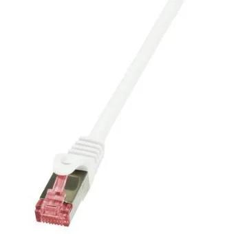 Logilink Patchkabel Cat6 S/Ftp Awg27 Pimf 5,00m Weiß
