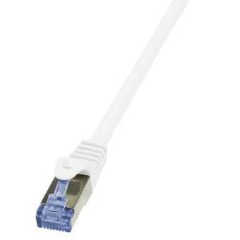 Logilink Patchkabel Cat6a S/Ftp Awg26 Pimf 5,00m Weiß