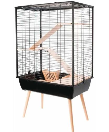 Zolux Cage Neo Cozy Large Rodents H80 Black Color