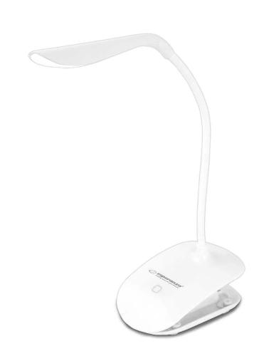 Candeeiro de Secretária Esperanza LED Deneb Branco