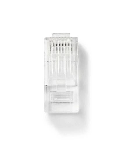 Conector Rj45 Rj45 Pass Through Utp Sólido Cat5.