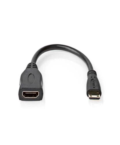 Cabo Hdmi de Alta Velocidade Via Cabo Ethernet Mini Conetor Hdmi Saída Hdmi 